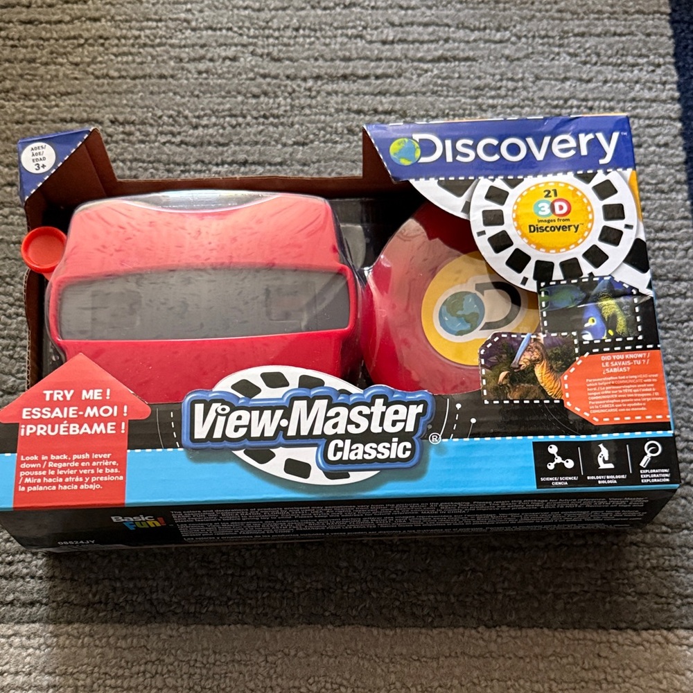 Discovery View-Master Classic - Red and Black- Unopened